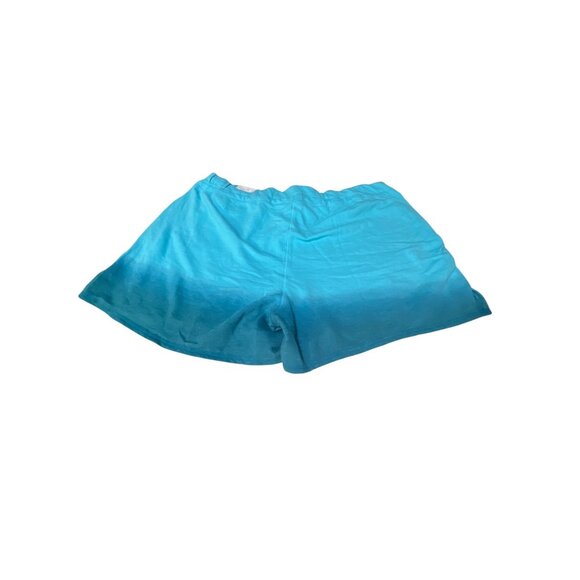 Livi Womens Blue Ombre Shorts Size 26/28 Elastic Waistband NWT - Picture 4 of 5